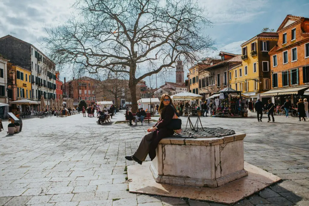 A lady in Europe 