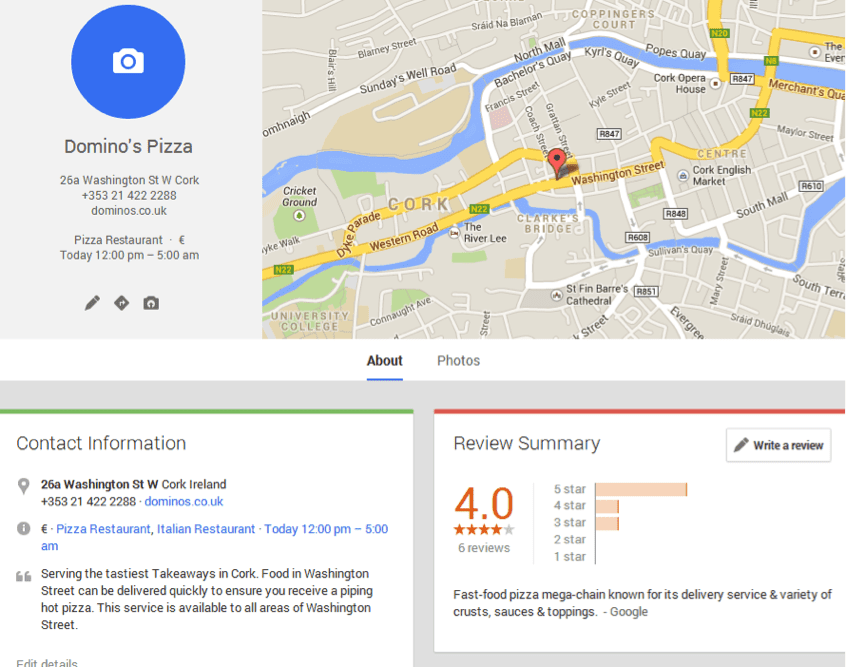 Google + Screenshot