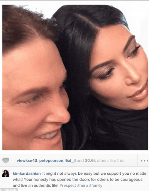 Kim / Caitlyn Jenner tweet