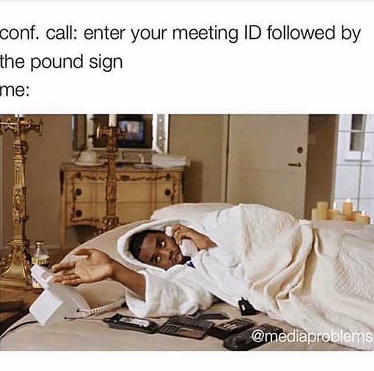 Working from home 