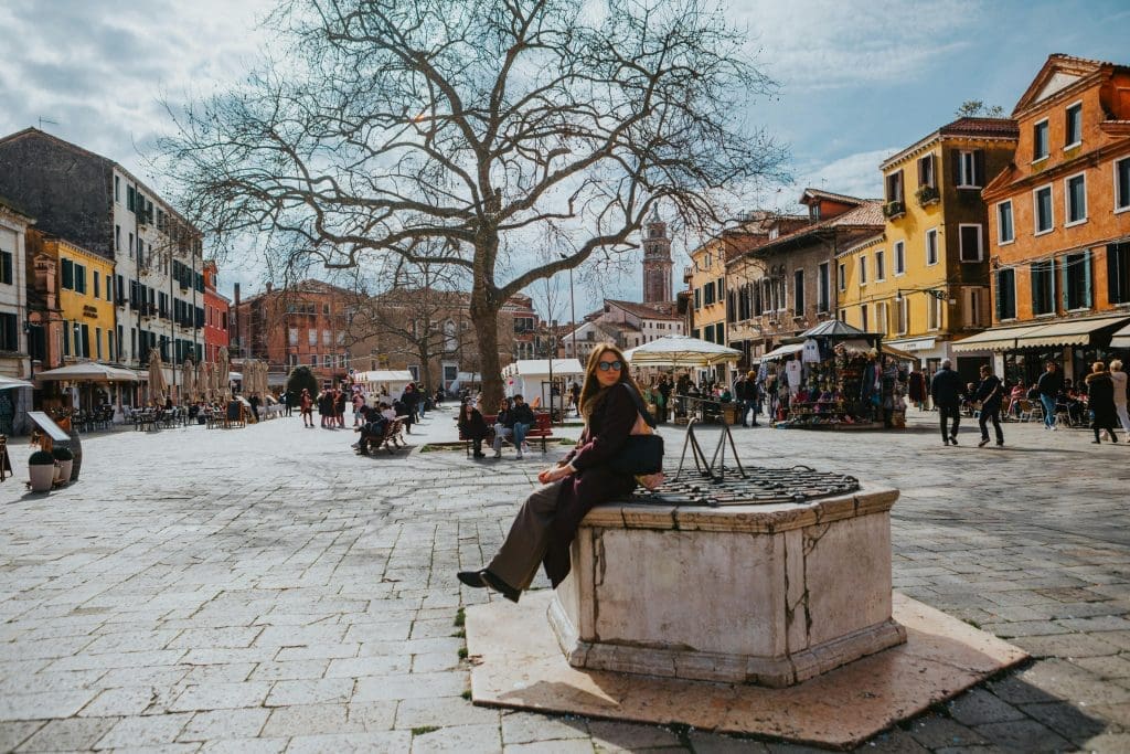 A lady in Europe 